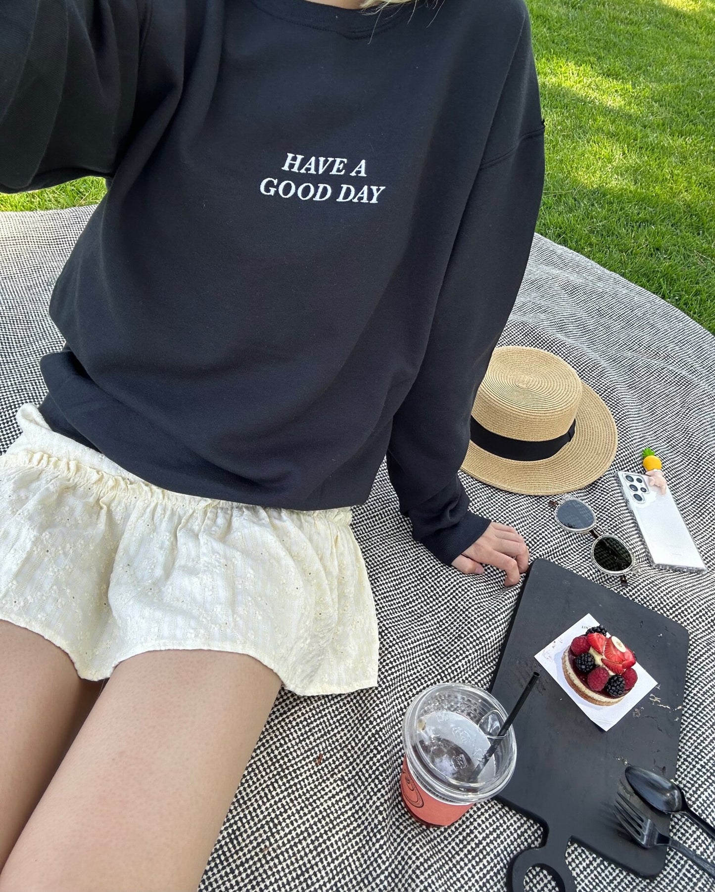HAVE A GOOD DAY Crewneck