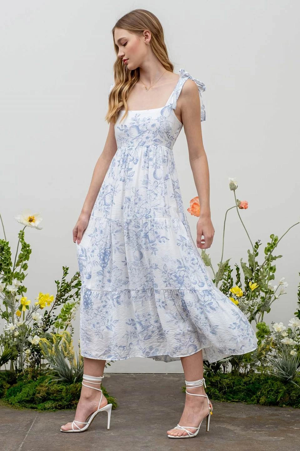 South of France Midi Dress