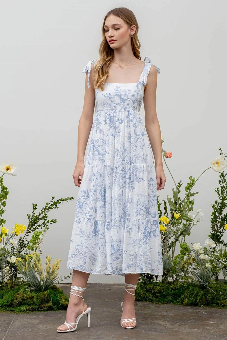 South of France Midi Dress