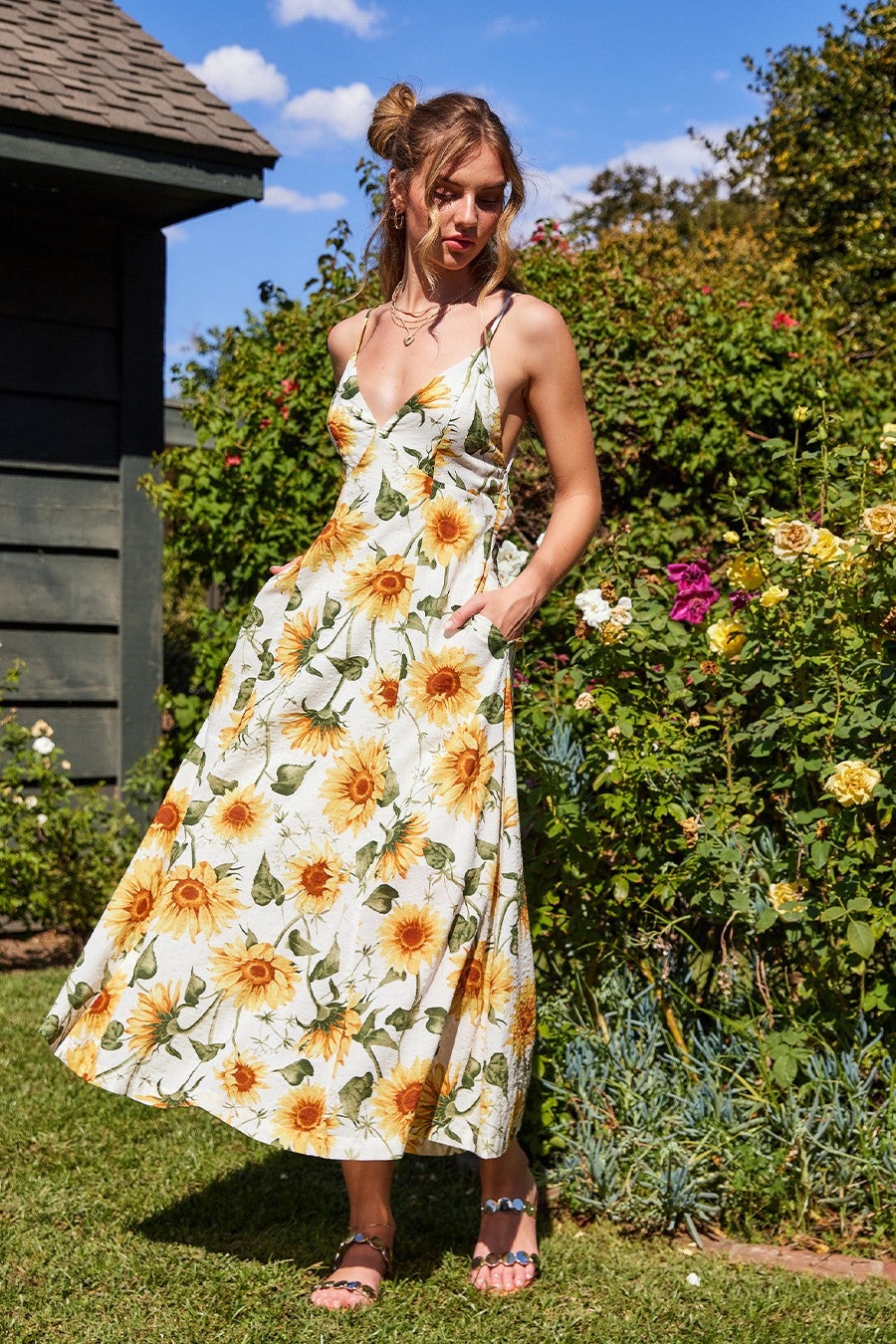 Sunflower Fields Dress