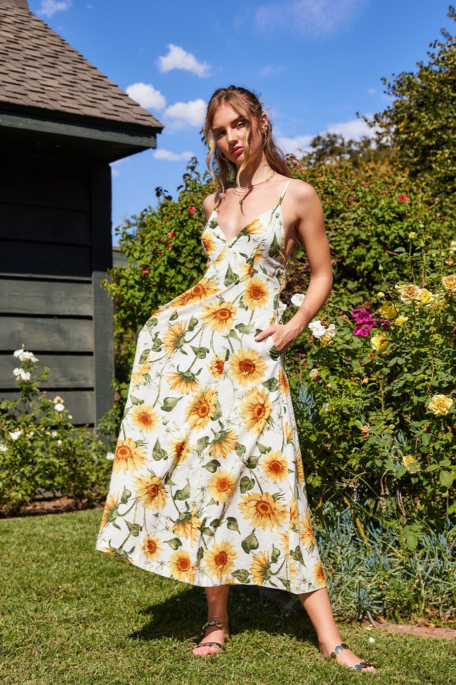 Sunflower Fields Dress