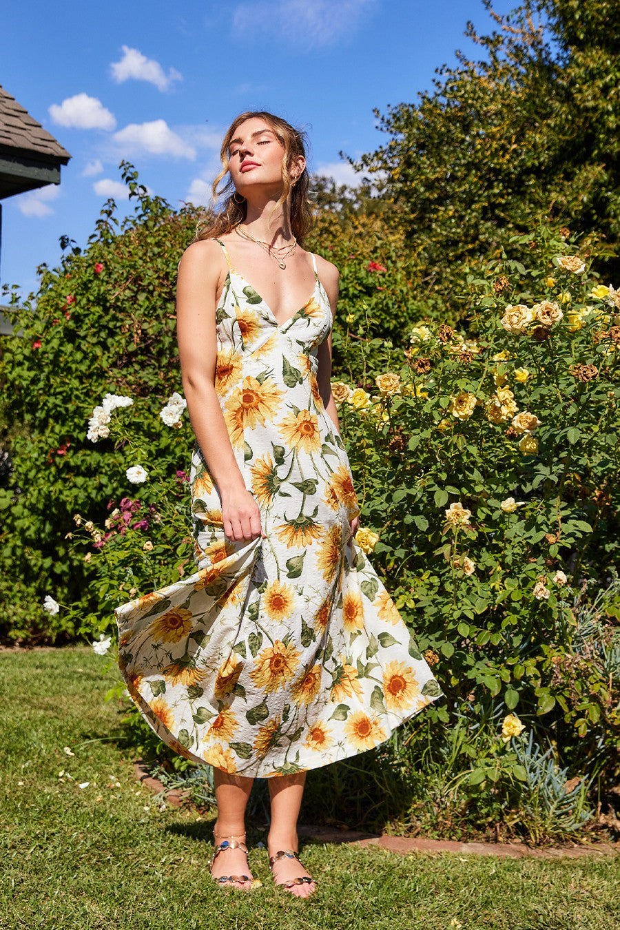 Sunflower Fields Dress