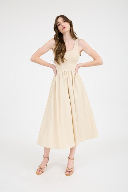 Sofie Dress in Khaki