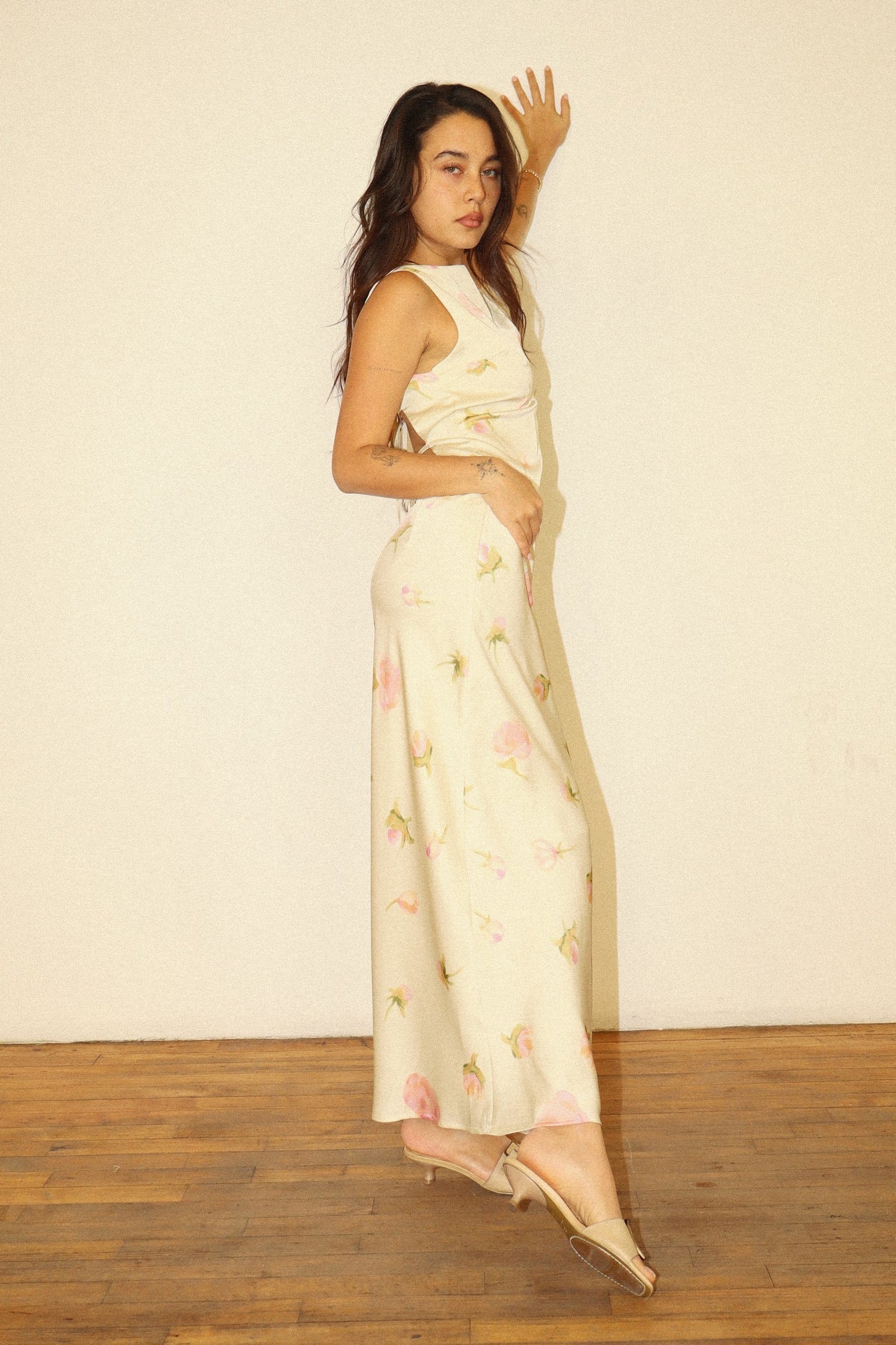 Rosie Posie Slip Skirt
