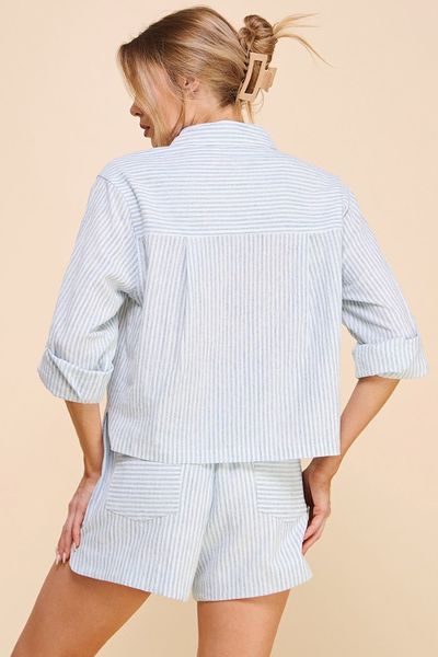 Ina Linen Button Down